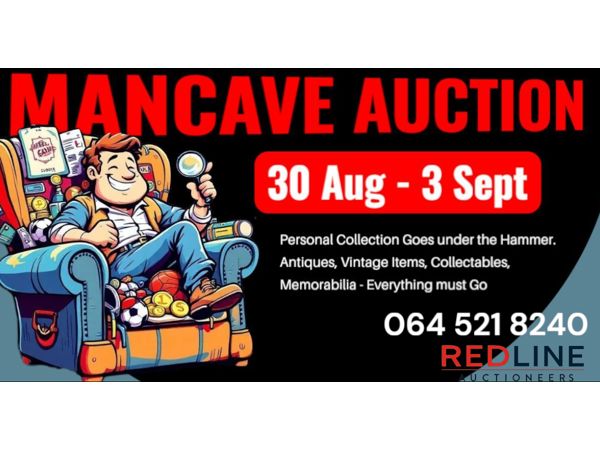 Mancave Auction